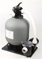 SPP2000 pond skid pack ES 4500 with EBF 2000 (16" tank with bio media) mounted on a base with fittings