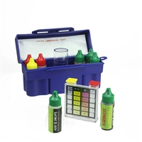 6-Way Test Kit with Testing Block and Case for Swimming Pools and Spas